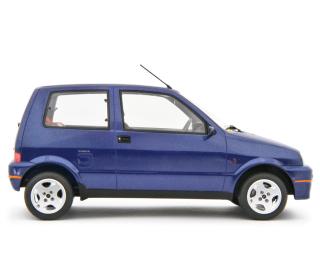 Fiat Cinquecento Sporting 1996 Blu metallizzato Laudoracing 1:18 Resinemodell (Türen, Motorhaube... nicht zu öffnen!)